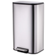 Мусорное ведро с плавным закрытием прямоугольное Mixxus Cubic-TC0112 SS Color 12л цвет нержавейка (MI7089) MI7089 фото 1