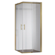 Душова кабіна без піддону Koer SR SC03-90x90x200-TR-12 прозоре скло Easy Clean 6мм, матове золото (KR5358) KR5358 фото 1