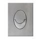 Панель смыва Koer KT-0606-02 157x198x3mm пластиковая, кнопка округленная (SS Color) (KR6238) KR6238 фото 4