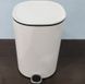 Відро для сміття з плавним закриттям овальне Zerix Prime-TC0105 White 5л колір білий (ZX5901) ZX5901 фото 9