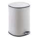 Відро для сміття з плавним закриттям овальне Zerix Prime-TC0105 White 5л колір білий (ZX5901) ZX5901 фото 1