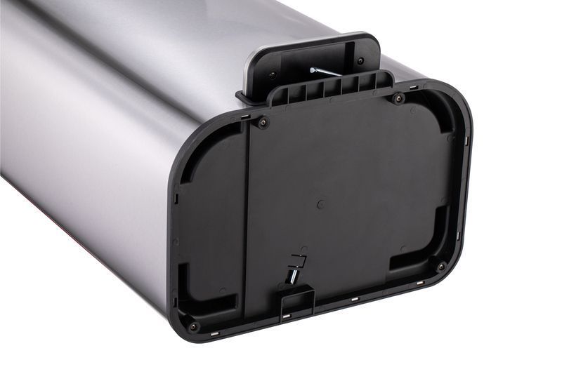 Мусорное ведро с плавным закрытием прямоугольное Mixxus Cubic-TC0112 SS Color 12л цвет нержавейка (MI7089) MI7089 фото