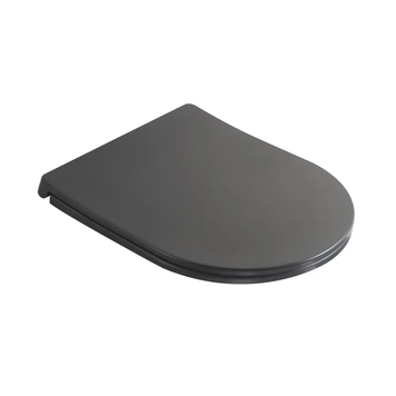 Сидение-крышка для унитаза Mixxus Premium SEAT COVER ELLIPSE-TOPPER-2002 GRAY 425х360х25mm дюропласт (MP6684) MP6684 фото