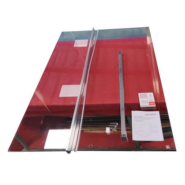 Душевая перегородка Koer SR SP01-120x200-TR-01 Walk-In прозрачное стекло Easy Clean 8мм, хром (KR5394) KR5394 фото