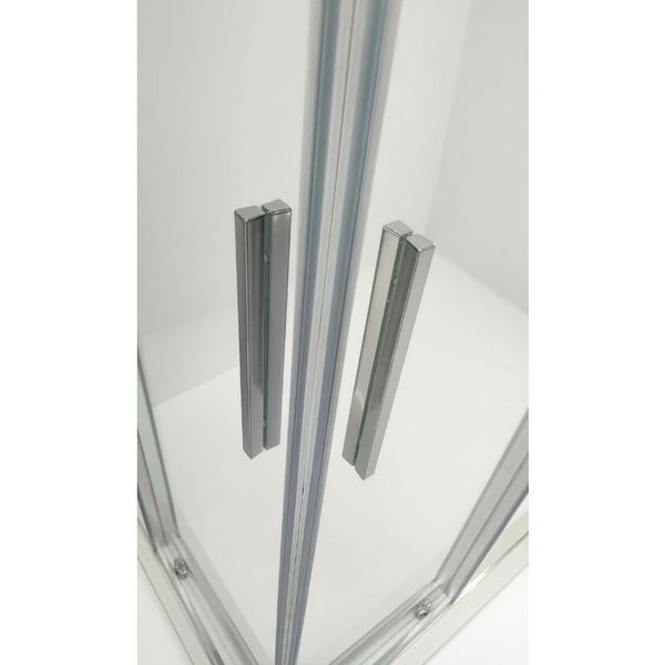 Душевая кабина без поддона Koer SR SC10-90x90x195-TR-01 прозрачное стекло Easy Clean 6мм, хром (KR5942) KR5942 фото