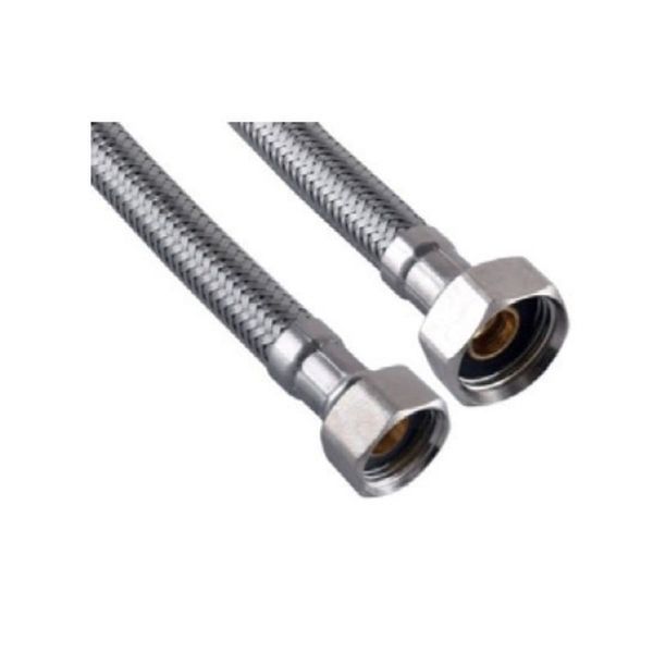 Гибкая подводка Zerix ZHN-02-FF1/2"-030 (нейлоновая оплетка, гайки нерж) (ZX5137) ZX5137 фото