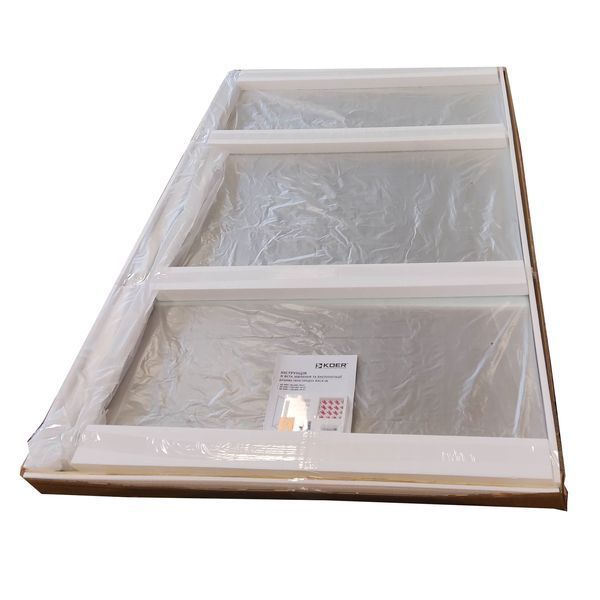 Душевая перегородка Koer SR SP01-120x200-TR-01 Walk-In прозрачное стекло Easy Clean 8мм, хром (KR5394) KR5394 фото