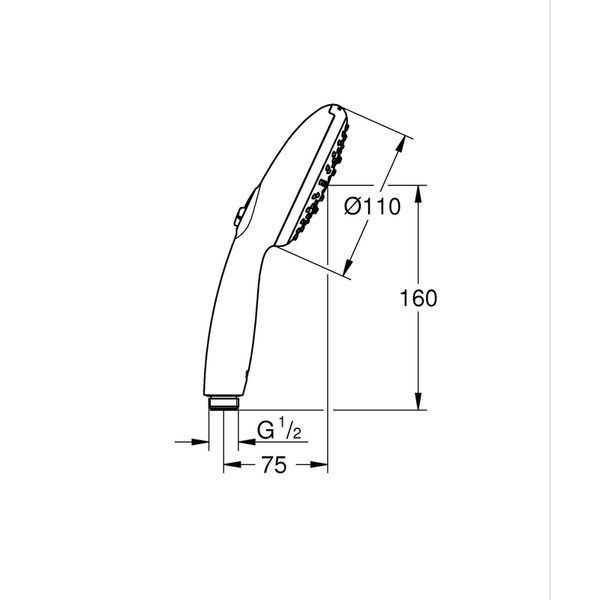 Ручной душ Grohe Tempesta 110 3 режима (28419003) 28419003 фото