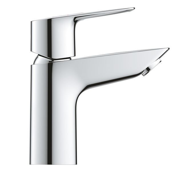Однорычажный смеситель для раковины S-Size Grohe BauLoop New с нажимным донным клапаном (23878001) 23878001 фото