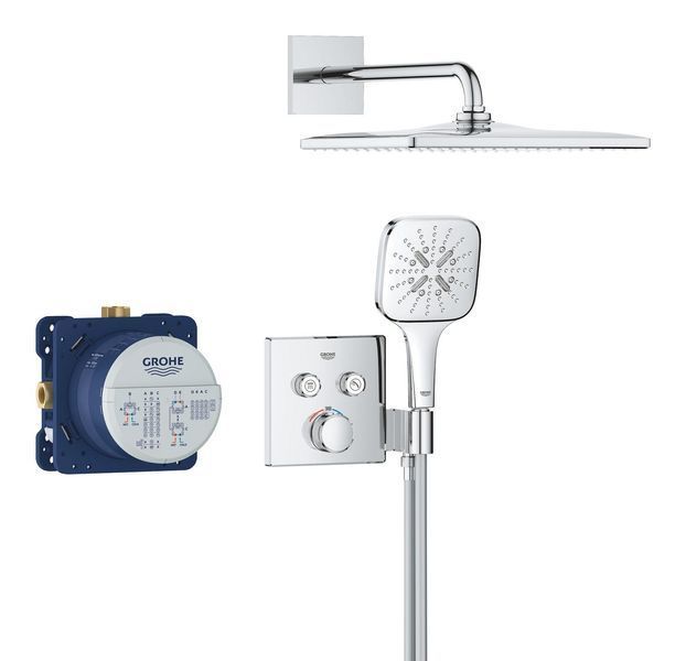 Душевая система скрытого монтажа с термостатом Grohe Grohtherm SmartControl (34865000) 34865000 фото