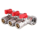 Коллектор с шаровыми кранами и фитингом Koer KR.1125-3 3/4&rdquo;x3 ways (KR2836) KR2836 фото 1