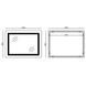 Зеркало Mixxus WARM MR02-100x80 с Led Touch, Anti-fog, димером, регулятором яркости, часами (MI6935) MI6935 фото 13