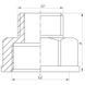 Перехідник (конектор) 1 "x2" Koer KF.A1020 (KF0057) KF0057 фото 2