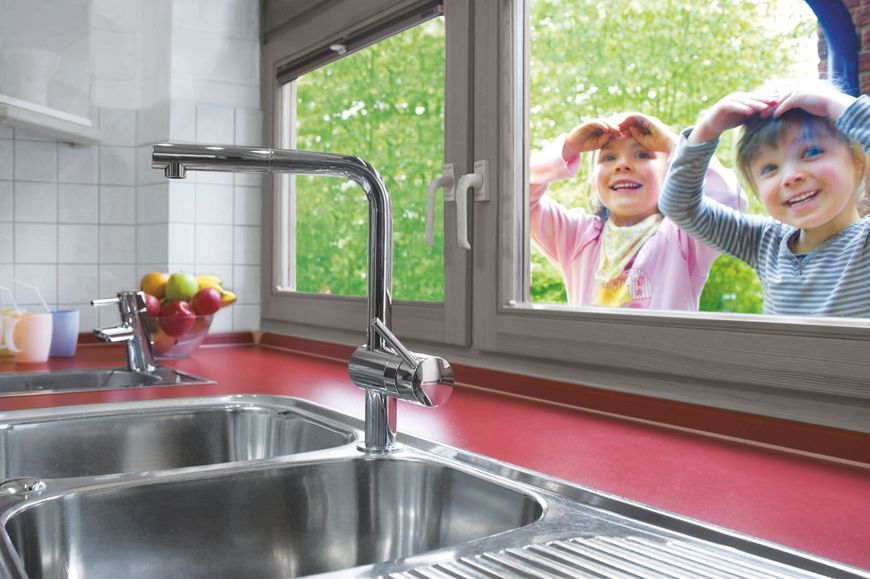 Смеситель для кухни с выдвижным изливом Grohe Minta (32168000) 32168000 фото
