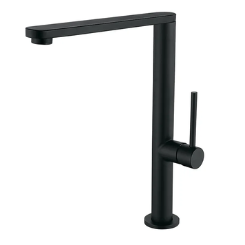 Змішувач для кухні Zerix KFM-011 Black із нерж. сталі SUS304 (ZX4863) ZX4863 фото