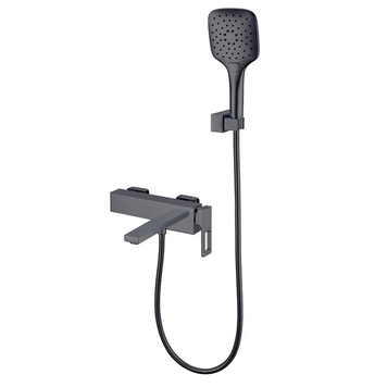 Смеситель для ванны с коротким изливом KOER KB-41009-07 (Цвет графит) (KR5986) KR5986 фото
