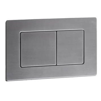 Панель смыва Koer KT-0612-07 240x160x10mm из нержавеющей стали, кнопка квадратная (цвет графит) (KR6122) KR6122 фото