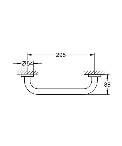 Поручень для ванної Grohe Essentials New (40421001) 40421001 фото