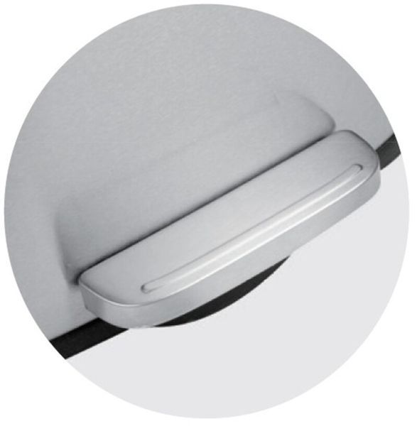 Відро для сміття з плавним закриттям прямокутне Mixxus Bevel-TC0112 SS Color 12л колір наржавійка (MI7087) MI7087 фото