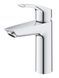 Одноважільний змішувач для раковини M-Size Grohe Eurosmart New з натискним донним клапаном (23923003) 23923003 фото 4