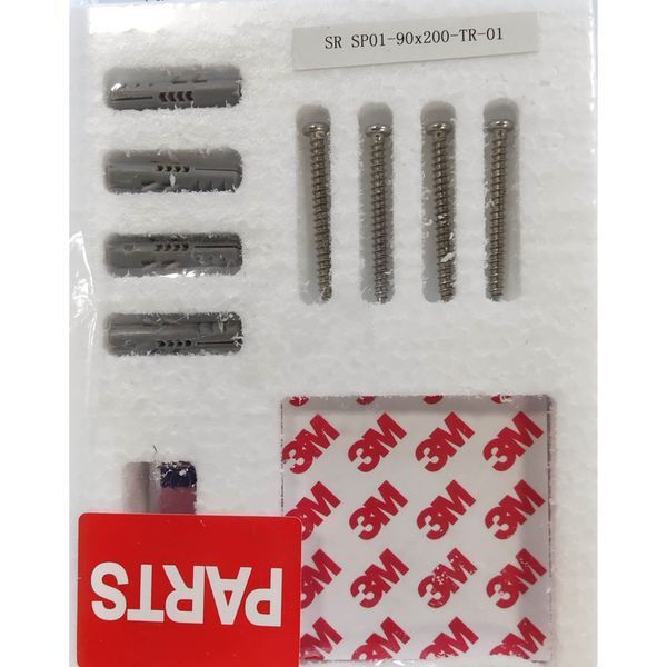 Душова перегородка Koer SR SP01-90x200-TR-01 Walk-In прозоре скло Easy Clean 8мм, хром (KR5392) KR5392 фото