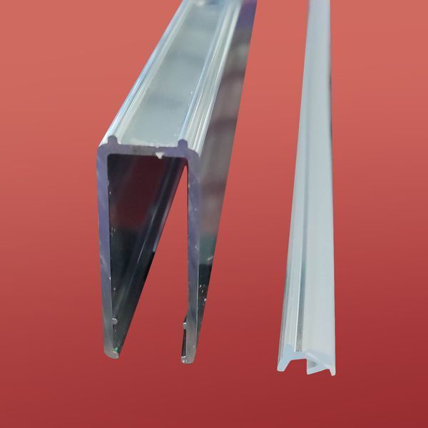 Душова перегородка Koer SR SP01-90x200-TR-01 Walk-In прозоре скло Easy Clean 8мм, хром (KR5392) KR5392 фото