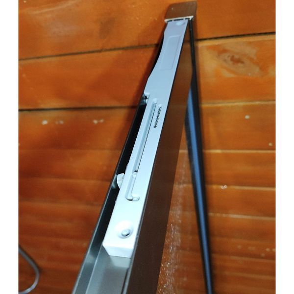 Шторки скляні на ванну розсувні Koer SR BS06-120x150-TR-07 прозоре скло Easy Clean 6мм, графіт (KR5947) KR5947 фото