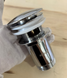 Донный клапан для раковины Koer PW-07-01 1 1/4'' с переливом автоматический СLICK-СLACK (Цвет хром) (KR5782) KR5782 фото 14