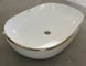 Раковина накладна Mixxus Premium ELLIPSE-0105 EDGE GOLD 600х400х150mm (MP6564) MP6564 фото 3