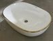 Раковина накладна Mixxus Premium ELLIPSE-0105 EDGE GOLD 600х400х150mm (MP6564) MP6564 фото 4