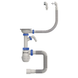 Сифон для кухни Mixxus SK-07-B 3 1/2"x40 с нерж.сеткой, отводом для стиральной машины, гибким круг. переливом (MI8199) MI8199 фото 1