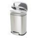 Відро для сміття з плавним закриттям прямокутне Mixxus Bevel-TC0112 SS Color 12л колір наржавійка (MI7087) MI7087 фото 8