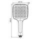 Лійка для душу Koer KP-0402-05 (3 функції) (KR4985) KR4985 фото 2