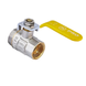 Кран кульовий Waterpro WP602-15FFL-Y - 1/2" FFL ГГВ YELLOW, ручка "важіль" жовта (WP2929) WP2929 фото 1