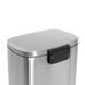 Відро для сміття з плавним закриттям прямокутне Mixxus Bevel-TC0112 SS Color 12л колір наржавійка (MI7087) MI7087 фото 10