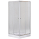 Душова кабіна з низьким піддоном Mixxus CUBIC SCT01-90x90x195-FB CHROME матове скло 4мм (MI6903) MI6903 фото 1
