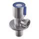 Кран для подключения сантехприборов Mixxus VAL-01-1/2x1/2 с нерж.ст. SUS304 (синий) (MI6117) MI6117 фото 3