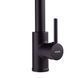 Смеситель для кухни с изливом пружина Mixxus Premium SPRING 017 BLACK (MI6951) MI6951 фото 2