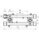 Планка монтажна прохідна 20x1 / 2F Koer K0128.PRO (KP0154) KP0154 фото 2