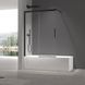 Шторки скляні на ванну розсувні Koer SR BS06-120x150-TR-07 прозоре скло Easy Clean 6мм, графіт (KR5947) KR5947 фото 6