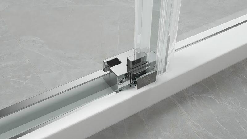 Душова кабіна без піддону Koer SR SC03-90x90x200-TR-01 прозоре скло Easy Clean 6мм, хром (KR5356) KR5356 фото